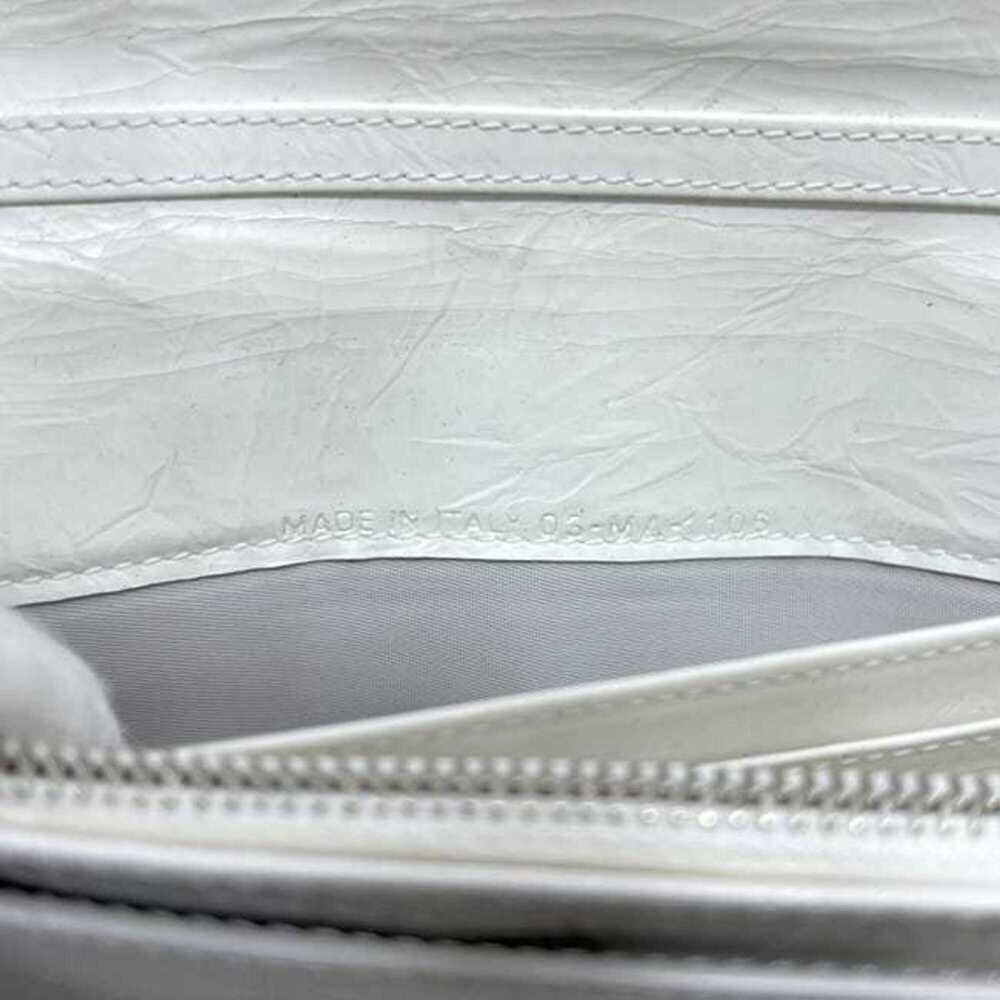 CHRISTIAN DIOR White Leather Shoulder Bag - Picture 6 of 11